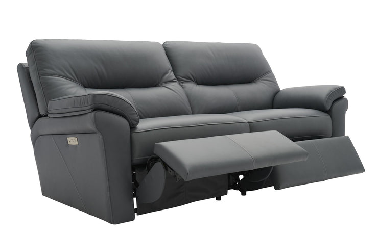 G Plan Seattle Leather 3 Seater Recliner Sofa