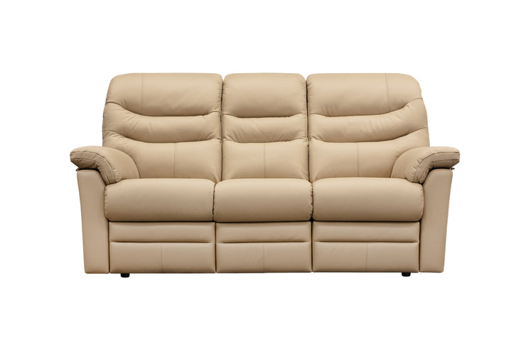 G Plan Ledbury 3 Seat Leather Sofa