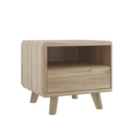 Turin Bedroom Collection 1 Drawer Bedside Chest