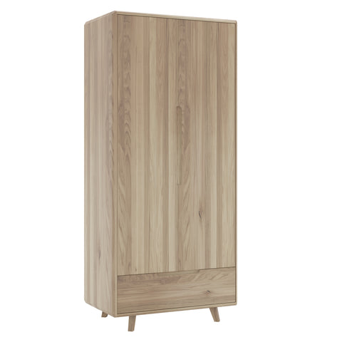 Turin Bedroom Double Wardrobe with Drawer