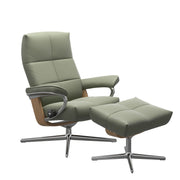 Stressless David Cross Chair & Stool in Paloma Leather - BLACK FRIDAY OFFER by Stressless