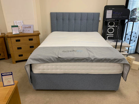 Dunlopillo Elite Luxury Kingsize 2 Drawer Divan Set with Taylor Headboard - BLACK FRIDAY EVENT SPECIAL READY FOR QUICK DELIVERY by Dunlopillo