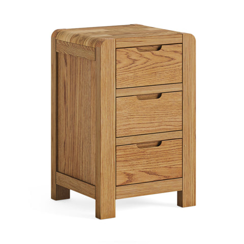 Malmo Bedroom Collection 3 Drawer Bedside Chest (Model 444)