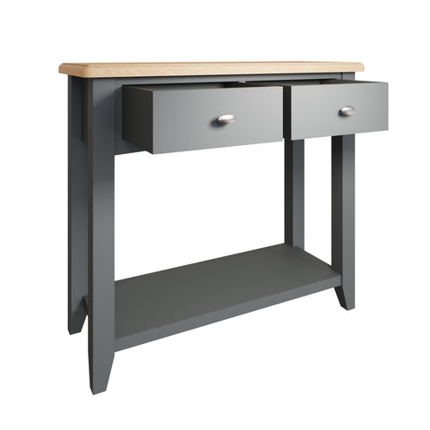 Oakhurst Dining Collection Painted Grey Console Table - EX DISPLAY MODEL TO CLEAR