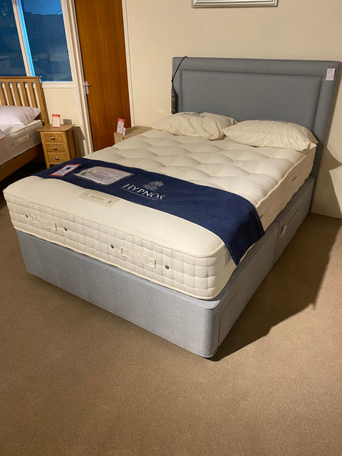 Hypnos Wool Origins 10 Divan 4 Drawer Set with Headboard - EX DISPLAY SET READY FOR QUICK DELIVERY