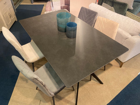 Sintered Stone Table & 4 Chairs - READY FOR QUICK DELIVERY