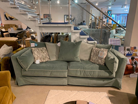 Collins & Hayes Maple Fabric Grand Loose Cover Sofa - BLACK FRIDAY EVENT SPECIAL READY FOR QUICK DELIVERY by Collins & Hayes