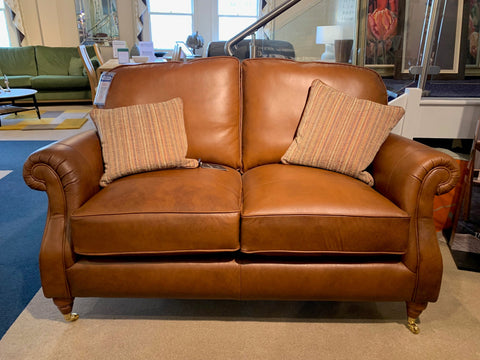 Parker Knoll Westbury Leather 2 Seater Sofa - BLACK FRIDAY SPECIAL READY FOR QUICK DELIVERY