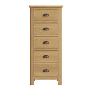 Croft Bedroom Collection 5 Drawer Narrow Chest