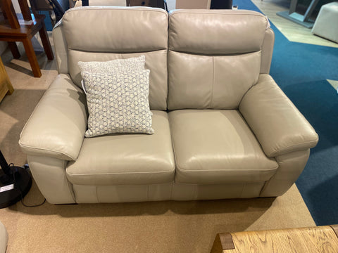 Serena Leather 2 Seat Sofa - CLEARANCE MODEL READY FOR QUICK DELIVERY