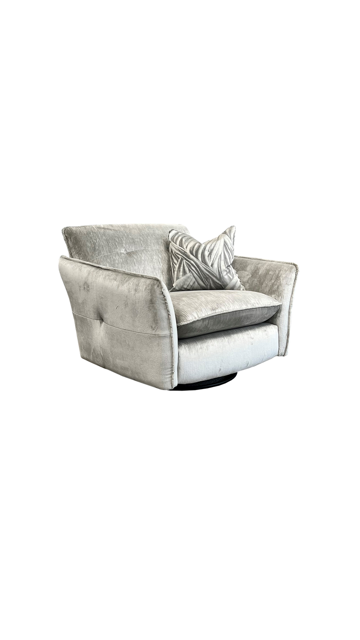 Cannes Fabric Swivel Glider Chair
