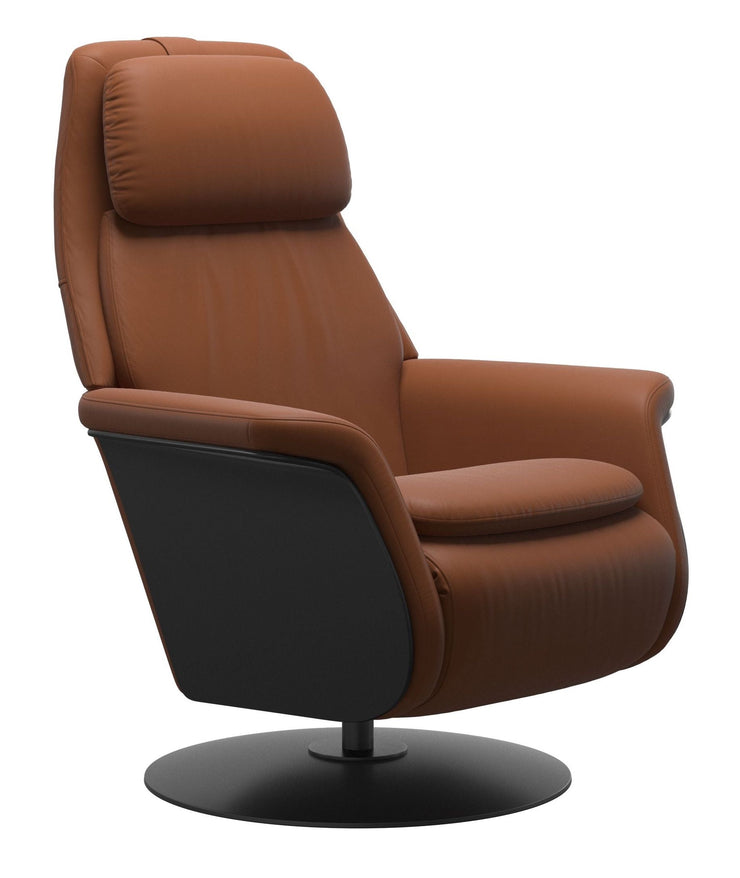 Stressless® Sam Power Disc Base Chair with Wood - SPECIAL PROMOTION