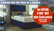 Hypnos Canterbury Divan (Platform Top base) - KING FOR DOUBLE & FURTHER DISCOUNT ON SALE PRICE