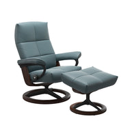 Stressless David Signature Chair & Stool in Paloma Leather - BLACK FRIDAY OFFER