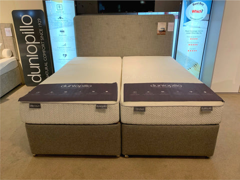 Dunlopillo Orchid/Millenium Superking 2 Drawer  Divan Set with Headboard - EX DISPLAY TO CLEAR