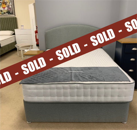 Healthbeds Everlasting Gel Double  2 Drawer Divan set with headboard - BLACK FRIDAY EVENT SPECIAL READY FOR QUICK DELIVERY