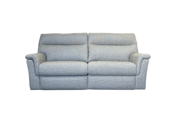 Harley Fabric 3 Seat Double Power Recliner Sofa