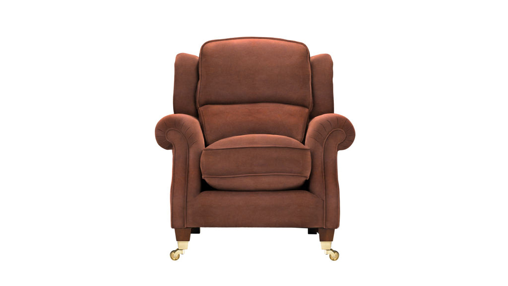 Parker knoll leather discount armchair