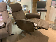 Hjort Knudsen Cygnet Large Leather 3 Motor Power  Swivel Recliner Chair - BLACK FRIDAY SPECIAL OFFER READY FOR QUICK DELIVERY