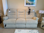 Sherborne Keswick Fabric Manual Reclining Standard 3 Seater Sofa - BLACK FRIDAY SPECIAL READY FOR QUICK DELIVERY