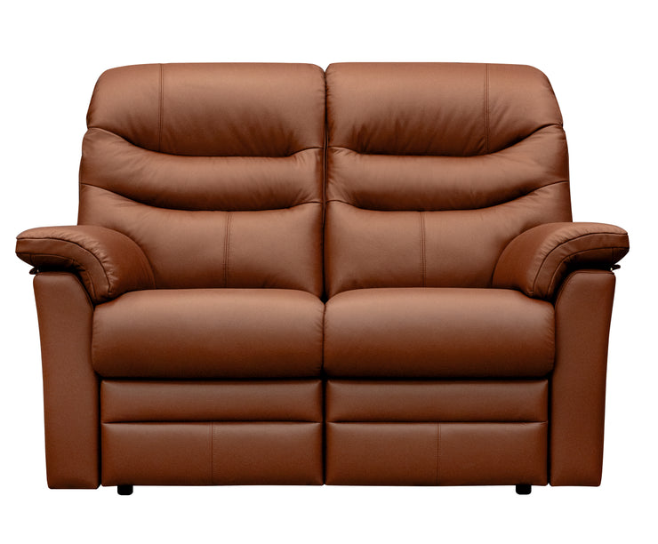 G Plan Ledbury 2 Seat Leather Sofa