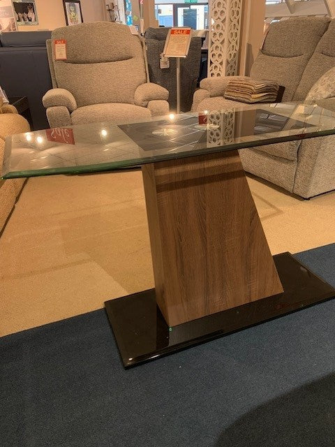 Marcel Glass Console Table - EX DISPLAY MODEL