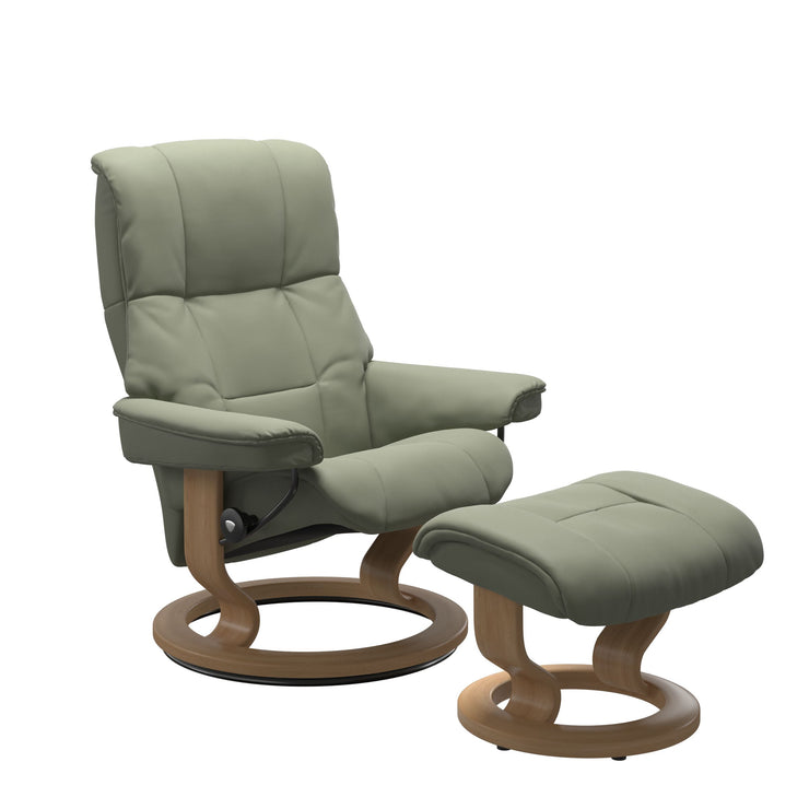 Stressless Mayfair Classic Chair & Stool in Paloma - BLACK FRIDAY OFFER