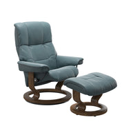 Stressless Mayfair Classic Chair & Stool in Paloma - BLACK FRIDAY OFFER