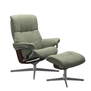 Stressless Mayfair Cross Chair & Stool in Paloma - BLACK FRIDAY OFFER