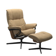 Stressless Mayfair Cross Chair & Stool in Paloma - BLACK FRIDAY OFFER
