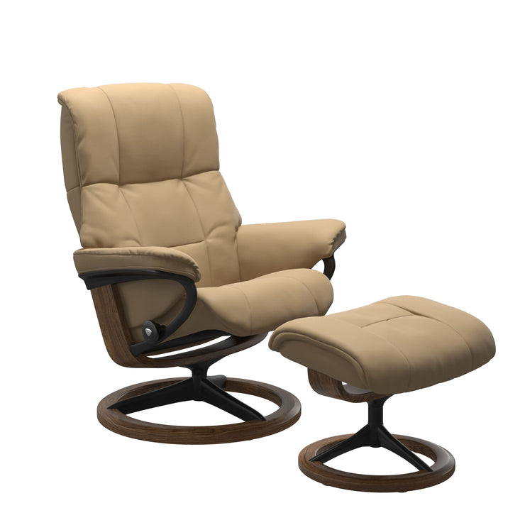 Stressless Mayfair Signauture Chair & Stool in Paloma - BLACK FRIDAY OFFER