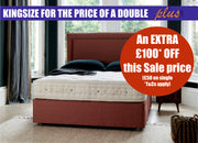 Hypnos Posturecare 8 Divan (Platform Top base) - KING FOR DOUBLE & FURTHER DISCOUNT ON SALE PRICE