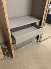 Ruach Espace Sliding Door All mirrored Wardrobe - BLACK FRIDAY EVENT SPECIAL READY FOR QUICK DELIVERY by Rauch