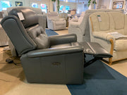 Roma Leather Standard Power Recliner Chair - EX DISPLAY MODEL READY FOR QUICK DELIVERY