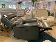 Roma Leather Standard Power Recliner Chair - EX DISPLAY MODEL READY FOR QUICK DELIVERY