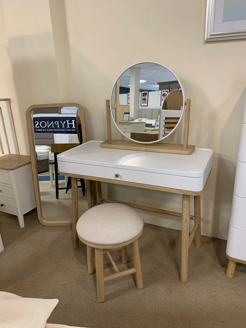 TCH Trua Dressing Table, Stool & Mirror - EX DISPLAY SET READY FOR QUICK DELIVERY