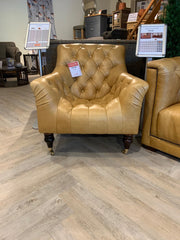 Tetrad Yale Leather Chair - EX DISPLAY MODEL READY FOR QUICK DELIVERY