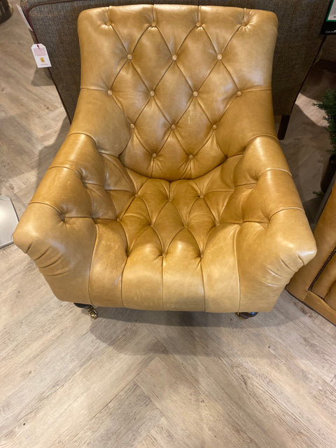 Tetrad Yale Leather Chair - EX DISPLAY MODEL READY FOR QUICK DELIVERY