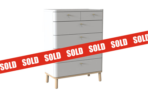 TCH Trua Large Chest of 4+2 Drawers (TRU805) - EX DISPLAY MODEL READY FOR QUICK DELIVERY