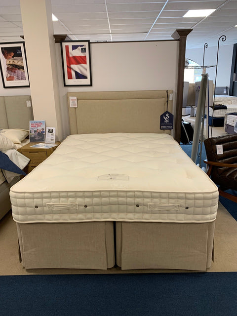 Hypnos Wool Origins 6 kingsize mattress on a Hideaway Storage Base with an Isobella Headboard - BLACK FRIDAY EVENT SPECIAL READY FOR QUICK DELIVERY by Hypnos