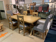 Worcester Extending Dining Table & 6 Chairs - EX DISPLAY SET READY FOR QUICK DELIVERY