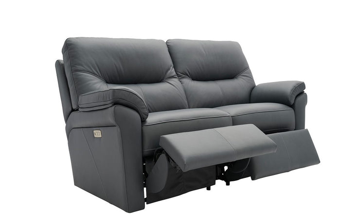 G Plan Seattle Leather 2 Seat Recliner Sofa
