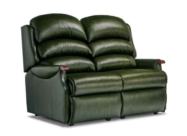 Sherborne Malham Leather Fixed 2 Seater Sofa