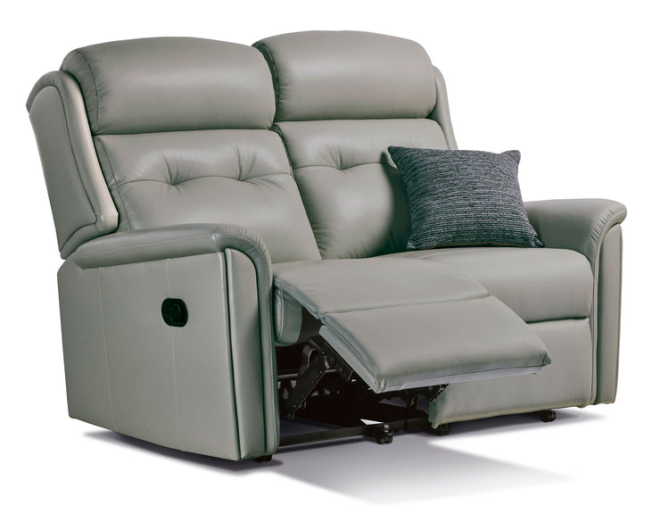 Roma Leather 2 Seater Recliner Sofa