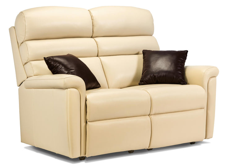 Sherborne Comfi-sit Leather Fixed 2 Seater Sofa
