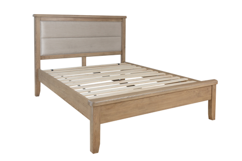 Worcester Bed with Fabric Headboard & Low Footboard