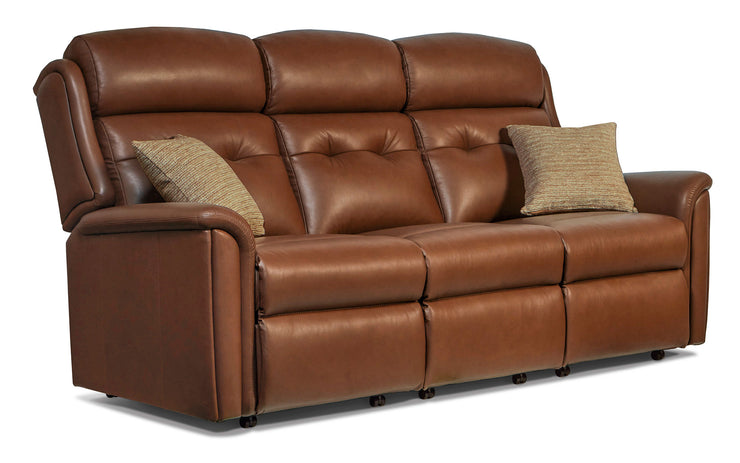 Roma Leather 3 Seater Sofa