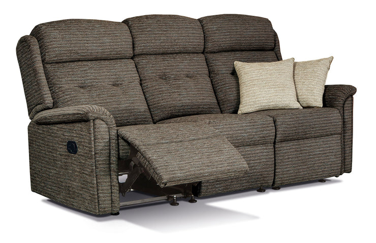 Roma Fabric 3 Seater Recliner Sofa