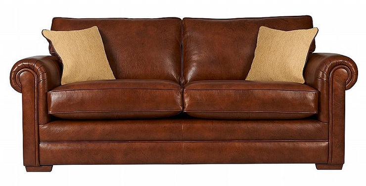 Parker Knoll Canterbury Leather Large 2 Seater Sofa