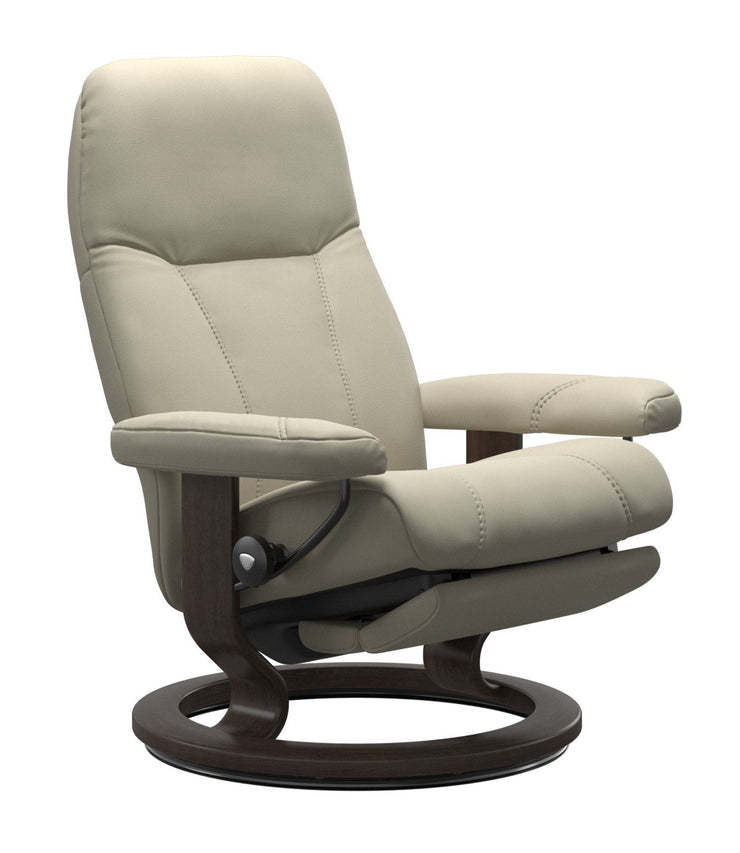 Stressless Consul Classic Chair with Power Leg & Back